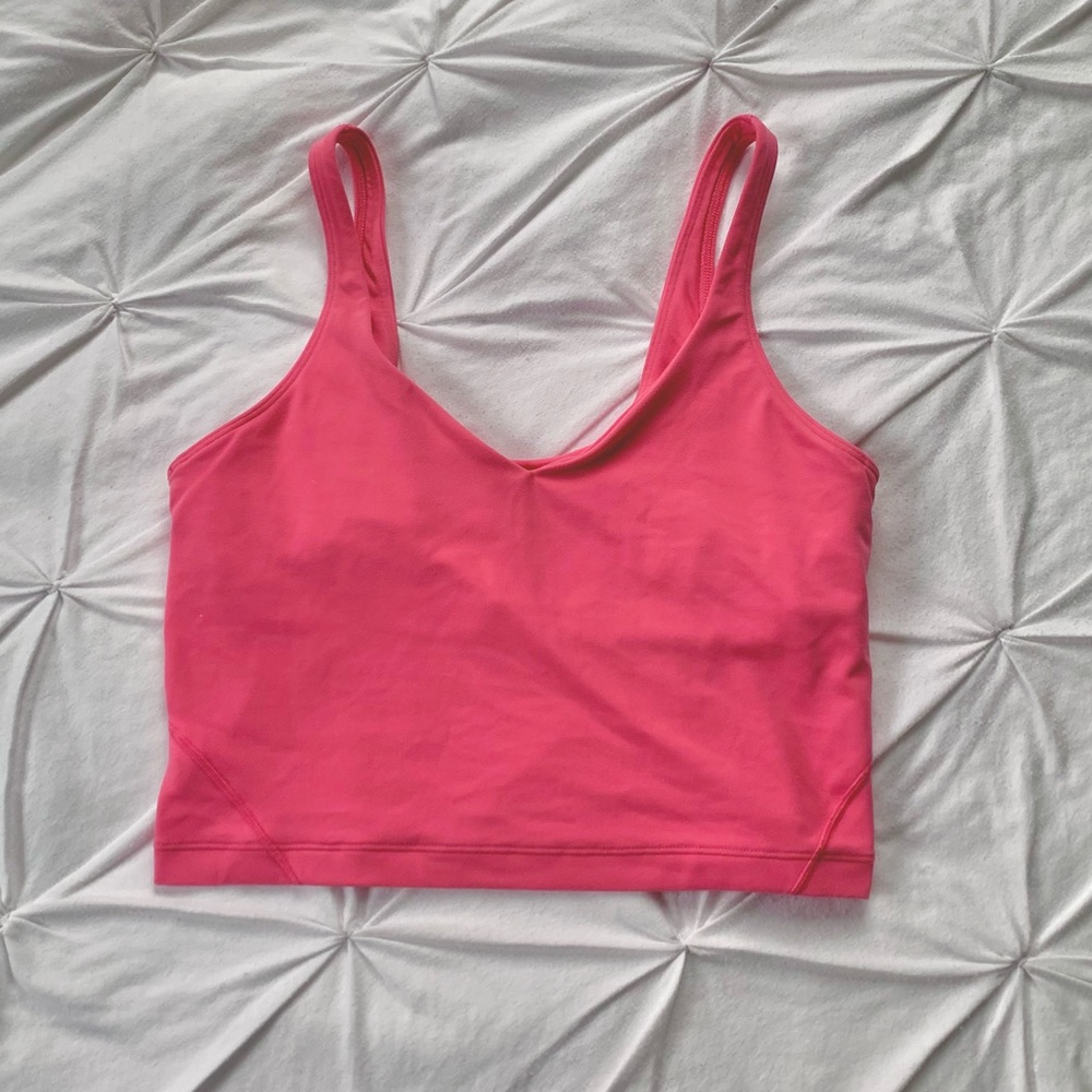 SOLD Lululemon Guava pink align tank!